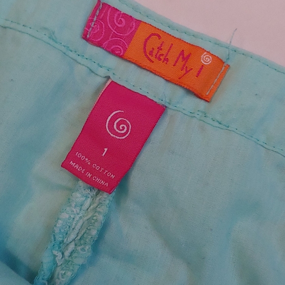 Aqua lace shorts size 1 - Picture 5 of 5